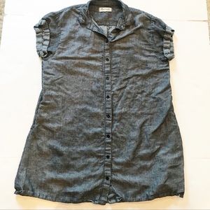 MADEWELL Dress Mini Denim Shirt Dress